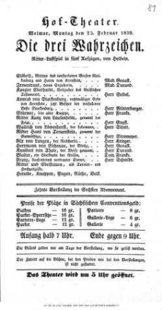 Die drei Wahrzeichen