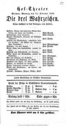 Die drei Wahrzeichen