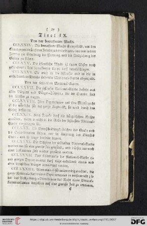 Titel IX: Von der bewaffneten Macht