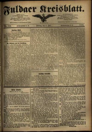 Ausgabe vom Freitag, den 06. Juli 1906.