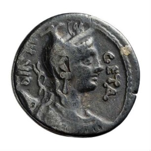 Münze, Denar, 68 v. Chr.
