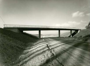 vier Autobahnbrücken aus Spannbeton, 1959