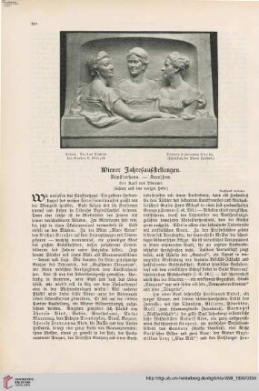 14: Wiener Jahresausstellungen, [2] : Künstlerhaus, Secession