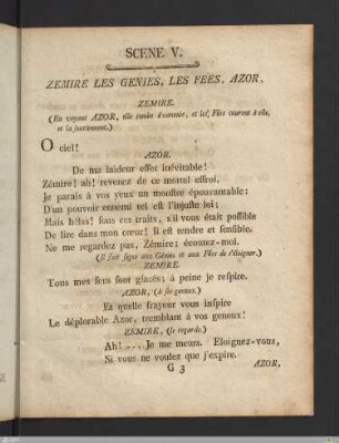 Acte Troisieme: Scene V.