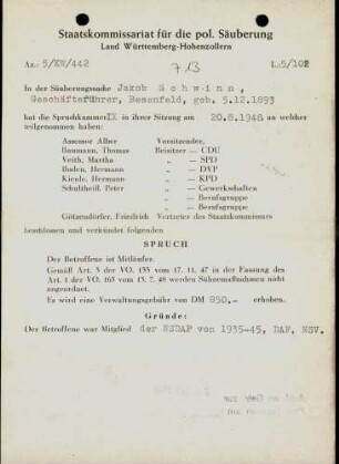 Schwinn, Jakob