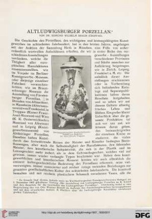 Altludwigsburger Porzellan