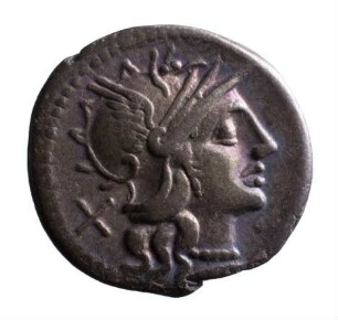 Münze, Denar, 135 v.Chr.