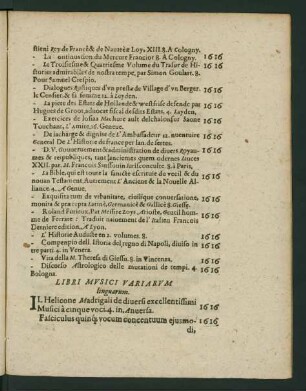 Libri Musici Variarum linguarum.
