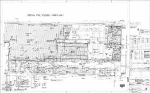 Stuttgart Hbf: Werkplan km -0.059 bis -0,009 - Personentunnel, Sozialräume Tfz S-Bahn Baulos 3 / Block 1, 2