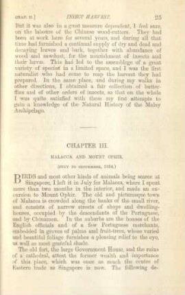 Chapter III. Malacca and Mount Ophir