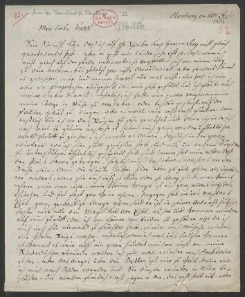 Brief an Friedrich Kunst : 14.12.1832
