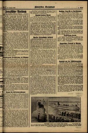 Zweite Ausgabe vom Freitag, den 19. Januar 1940.