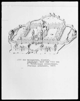 Weingarten, Kloster, Idealplan