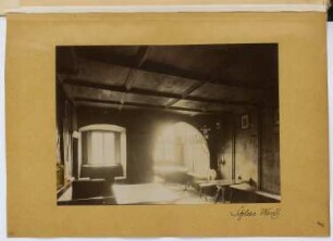 Schloss Warth, Eppan (St. Pauls): Stube (aus: Skizzen- und Fotoalbum 14)