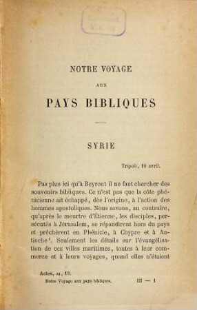 Notre voyage aux pays bibliques, 3
