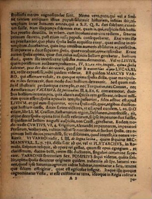 Spolium opimum antiquitate erutum et actui oratorio ... praemissum