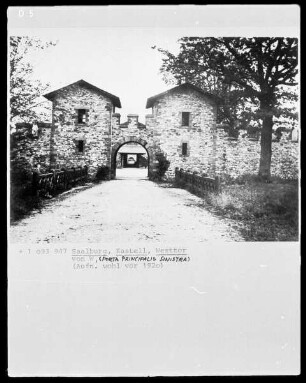 Römerkastell Saalburg — Porta Principalis sinistra