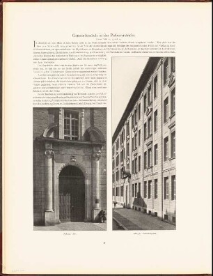 Gemeindeschule in der Putbusser Straße, Berlin: Ansicht, Detail (aus: Neubauten der Stadt Berlin, Bd. V, 1907)
