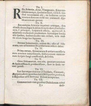 Th. I. [bis Th. LXVII.]
