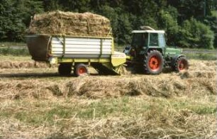 Fotografie: Erntetechnik, Heuernte, Ladewagen
