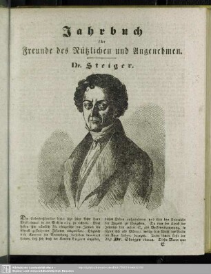 Jahrbuch für Freunde des Nützlichen und Angenehmen