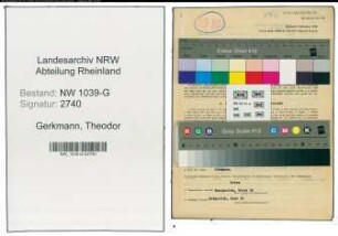 Entnazifizierung Theodor Gerkmann , geb. 31.01.1900 (Lehrer)