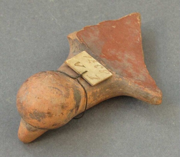 Fragment of a clay vessel