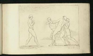 Odysseus kämpft gegen den Bettler Iros (XVIII. Gesang)