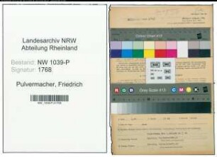Entnazifizierung Friedrich Pulvermacher , geb. 01.10.1908 (Angestellter)