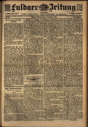 Ausgabe vom Montag, den 22. September 1902.