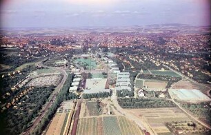 Internationale Gartenbauausstellung in Erfurt : Blickrichtung Nordosten