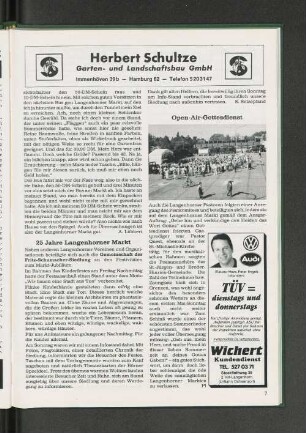 25 Jahre Langenhorner Wochenmarkt