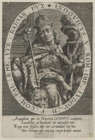 Bildnis des Ludovicvs, Kaiser des Römisch-Deutschen Reiches