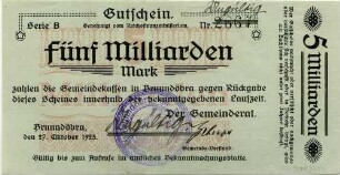 Notgeld - 5 Md. Mark