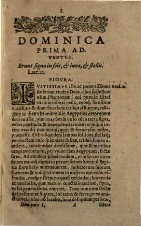 Conciones Siue Conceptvs Theologici, Ac Praedicabiles, In Omnes Totivs Anni Dominicas, 1