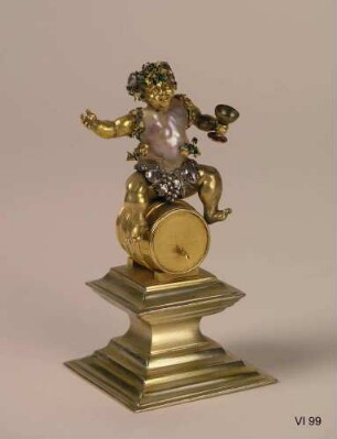 Bacchus auf einem Fass