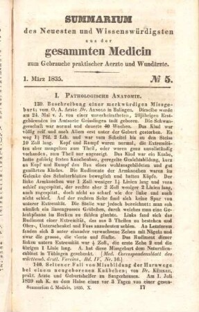 1. März 1835. No 5.