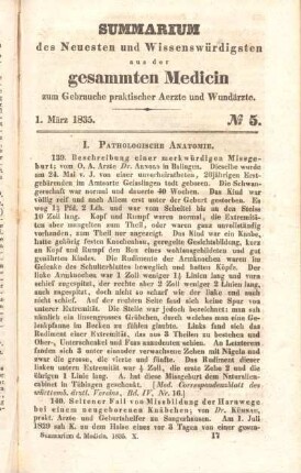 1. März 1835. No 5.