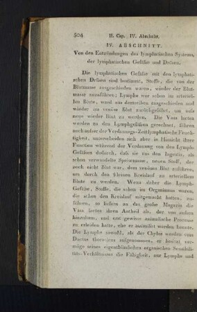 IV. Abschnitt. Von den Entzündungen des lymphatischen Systems, der lymphatischen Gefässe und Drüsen.
