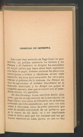 Libertad de imprenta