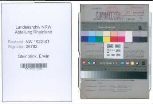 Entnazifizierung Erwin Steinbrink , geb. 16.10.1915 (Schlosser)