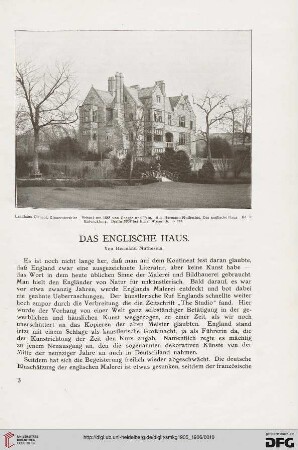 Das englische Haus