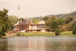 Dresden-Pillnitz. An der Elbe, aufgenommen Juni 1993