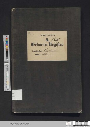 Geburtsregister Kliestow 1890