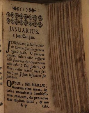 Calendarium Novum, Ad Bene Moriendum : Perquam Utile, Tabulae Breviarii Romani Respondens