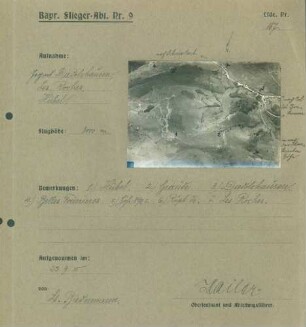 Foto der Gegend zwischen Diedolshausen (Le Bonhomme), Les Roches und Hübel (Luftbild)