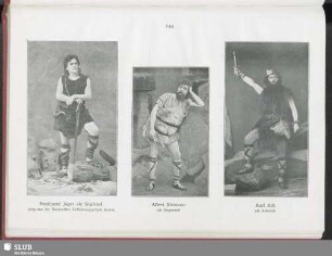 Ferdinand Jäger als Siegfried - Albert Niemann als Siegmund - Karl Hill als Alberich
