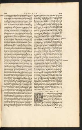 Ex Cap. III Homilia IIII