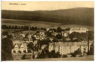 Olbernhau. Blick auf Olbernhau