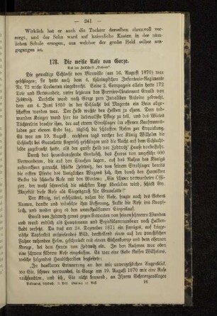 178. Die weiße Rose von Gorze.